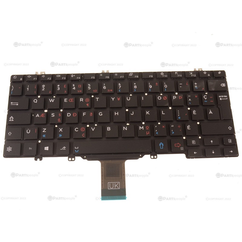 Refurbished French Canadian PQ Dell OEM Latitude 5300 2-in-1 7300 Laptop Keyboard 146VN