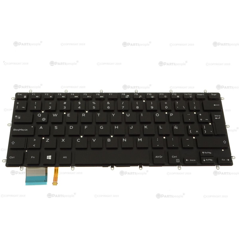Refurbished Spanish Dell OEM Inspiron 7368 7378 Laptop Backlit Keyboard SPANISH WDFMG