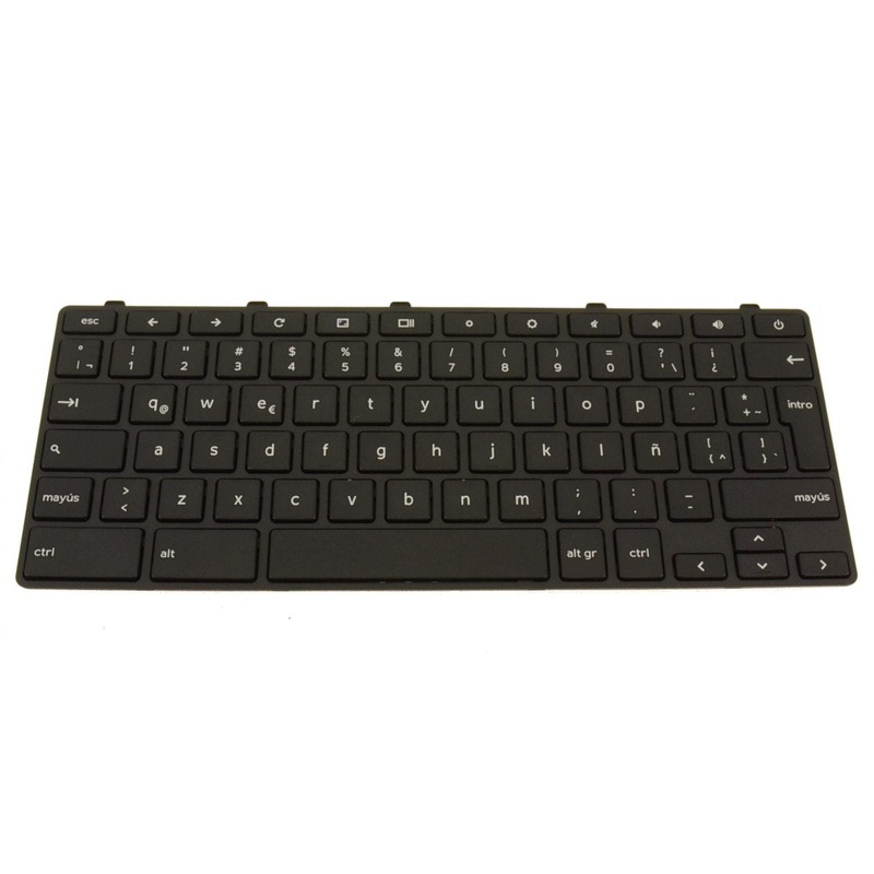 Refurbished Spanish Dell OEM Chromebook 13 3380 Chromebook 11 3180 3181 Laptop Keyboard 7PJTK