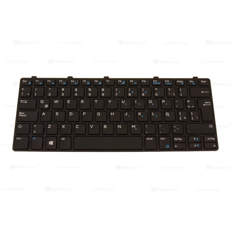 Refurbished SPANISH Dell OEM Latitude 3180 3189 3380 Laptop Keyboard J1TNC