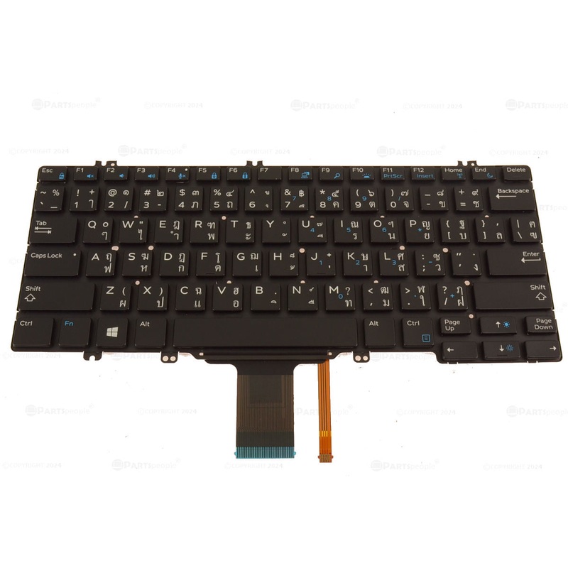 Refurbished Thailand Dell OEM Latitude 5289 7280 5280 7380 Laptop Keyboard  Backlight Backlit JTPG2