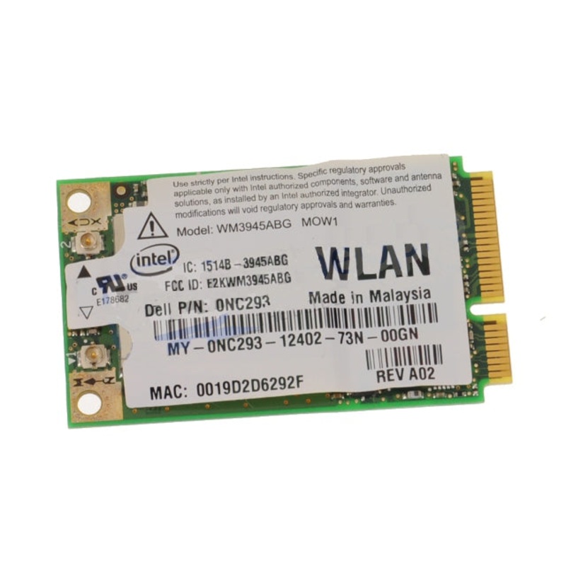 Used Intel Pro Dell OEM Wireless Wifi Card 3945 802.11 abgMiniCard NC293