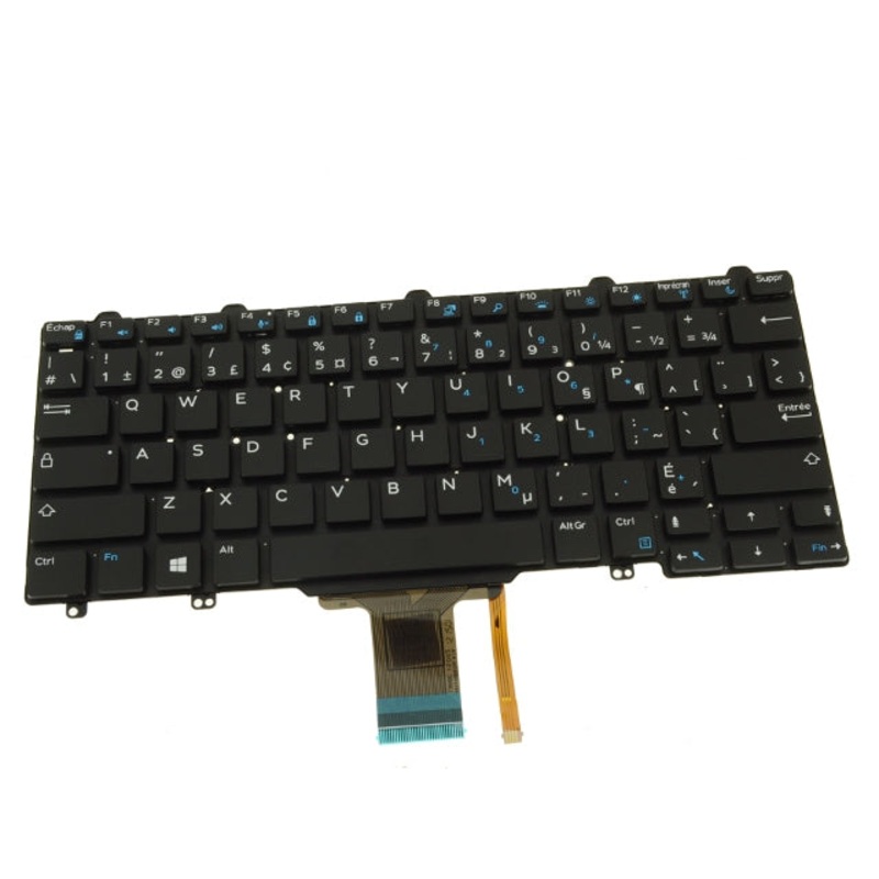 New French Canadian Dell OEM Latitude E7250 E5250 Laptop Keyboard  Backlight 9JK9V