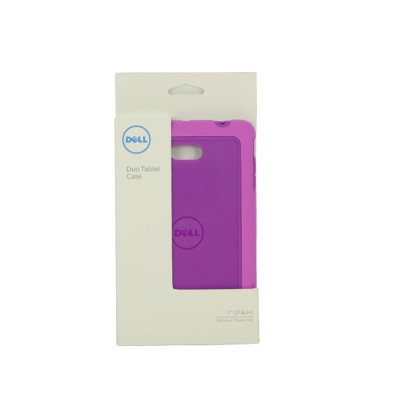 New Plum Dell OEM Venue 7 3740 Tablet Rubber Duo Case G90MF