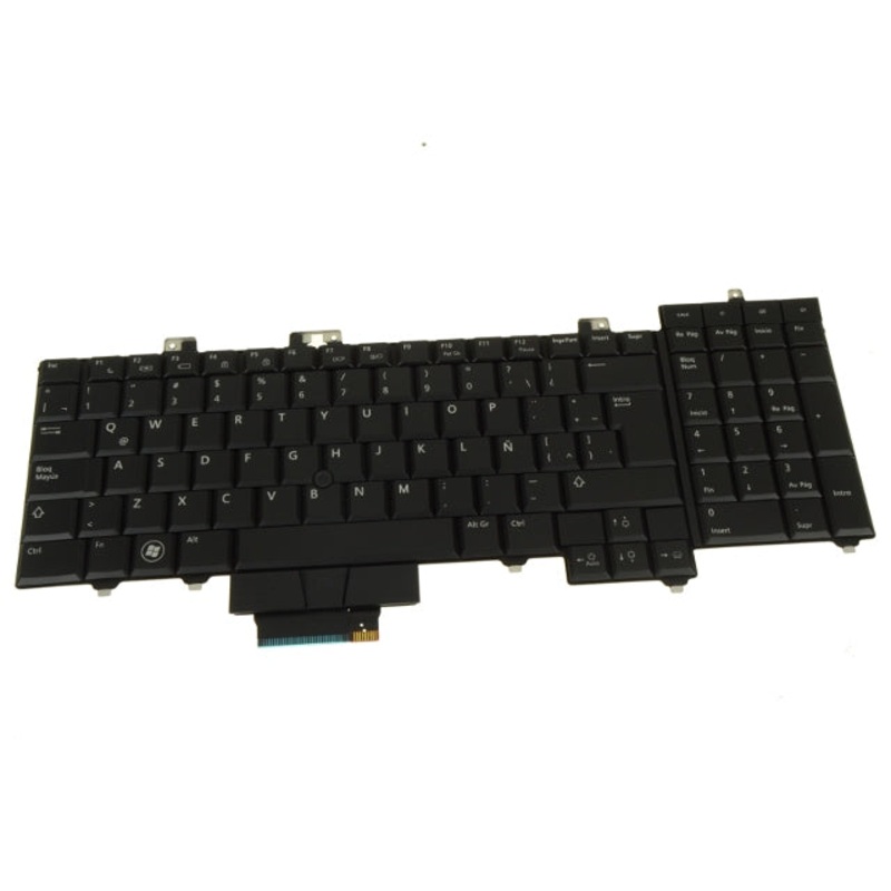 New SPANISH Dell OEM Precision M6400 Laptop Keyboard  Backlight F186F