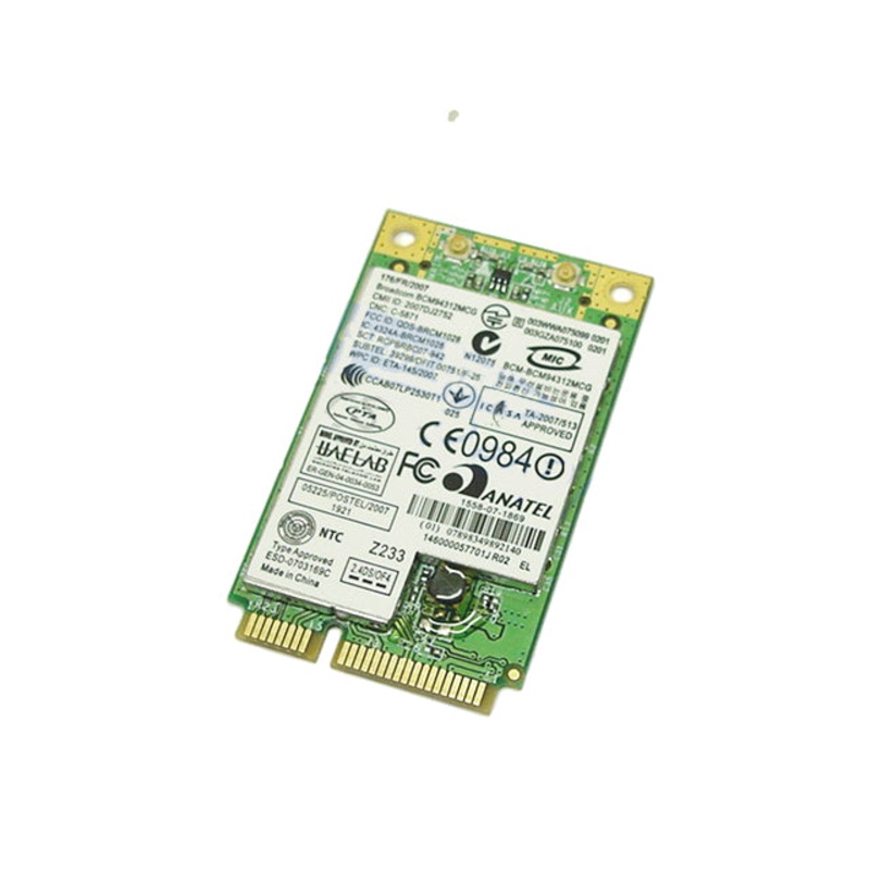 Used Dell OEM Inspiron Mini 9 910 Vostro A90  Arcadyne Broadcom 4312 802.11b/g PCI-Express Mini-Card N204H T137J