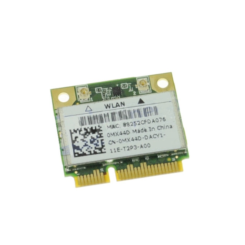 Used Dell OEM Inspiron Mini Duo 1090 Atheros Draft N Wireless WiFi 802.11 b/g/n  BlueTooth Half-Height Mini-PCI Express Card MX44D