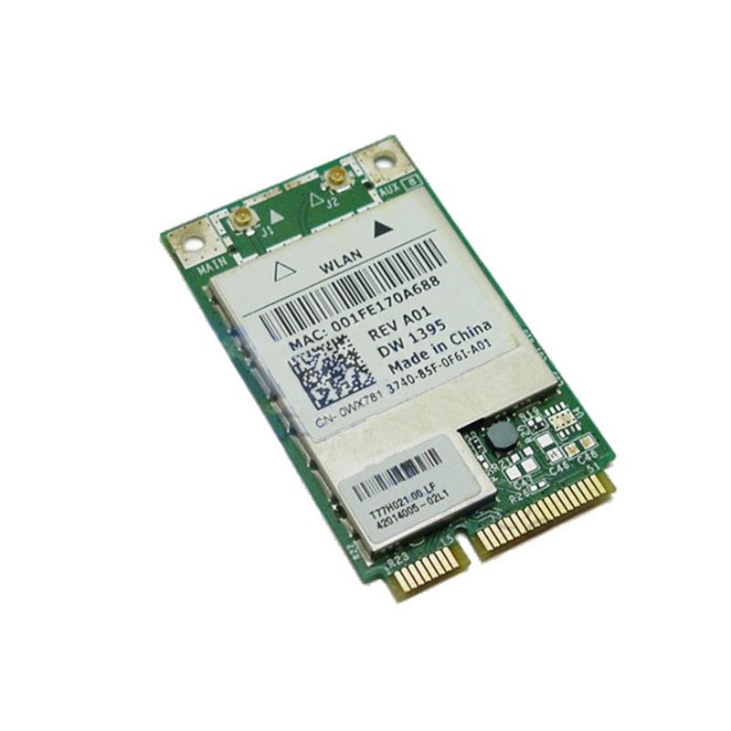 Used Dell OEM Wireless 1395 802.11 b/g Wireless WiFi Card WLAN Mini-PCI Express WX781