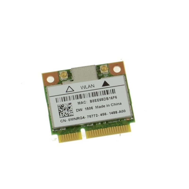 Used Dell OEM Wireless 1506 DW1506 WiFi 802.11 b/g/n Half-Height Mini-PCI Express Card MNRG4