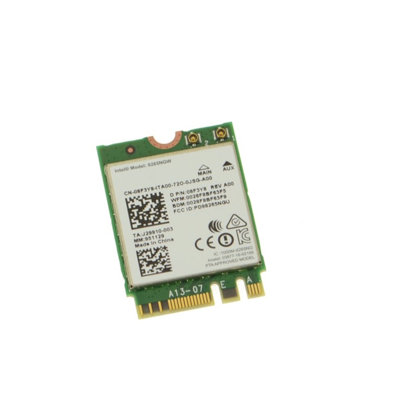 Used Intel Wireless-AC 8265 Dual Band WLAN WiFi 802.11 ac/a/b/g/n M.2 Card BT 4.2 8F3Y8