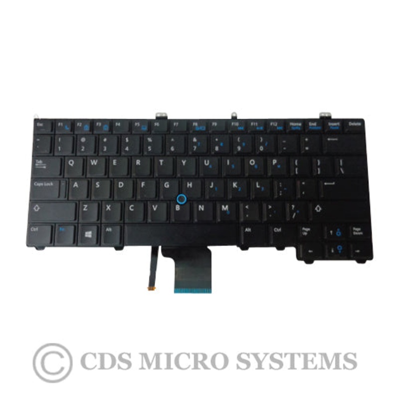 New Dell Latitude E7440 Laptop Keyboard w/ Pointer 4G6VR - Non-Backlit