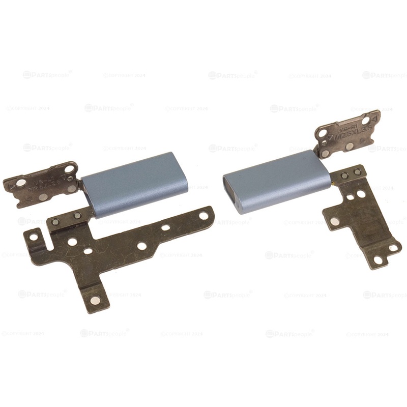Used Dell OEM Inspiron 7430 2-in-1 7435 2-in-1 Hinge Kit Left and Right Blue Y7RF3 0T5CY