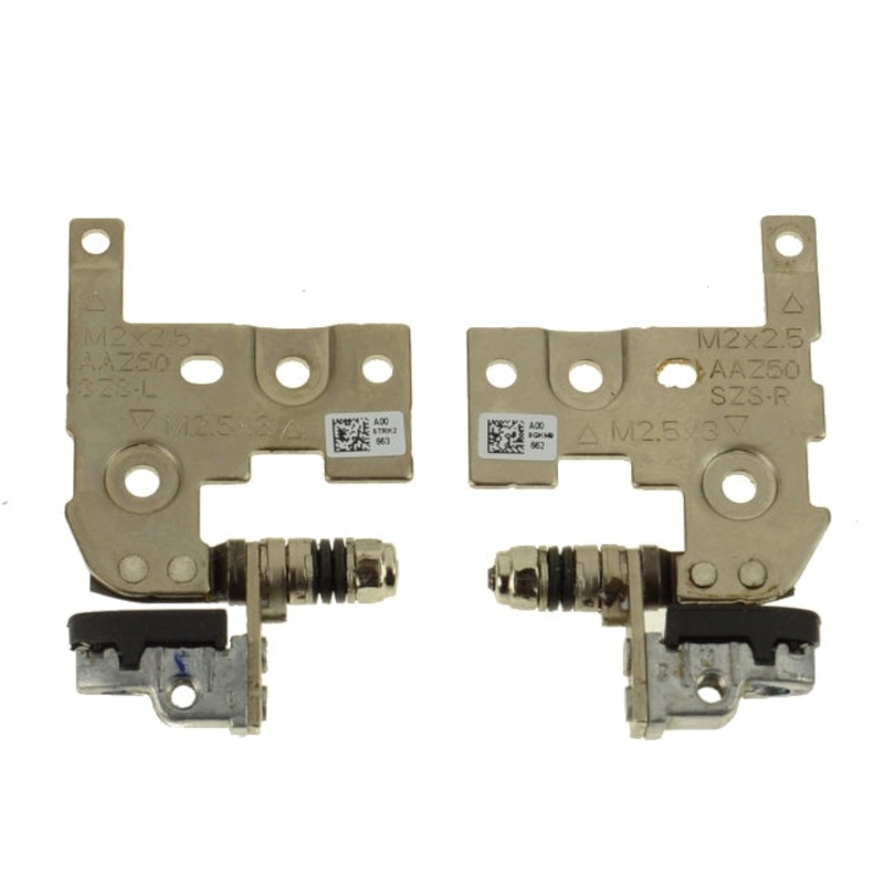 Used Dell OEM Latitude E7270 Hinge Kit Left and Right No TS 5TRK2 9GKM9
