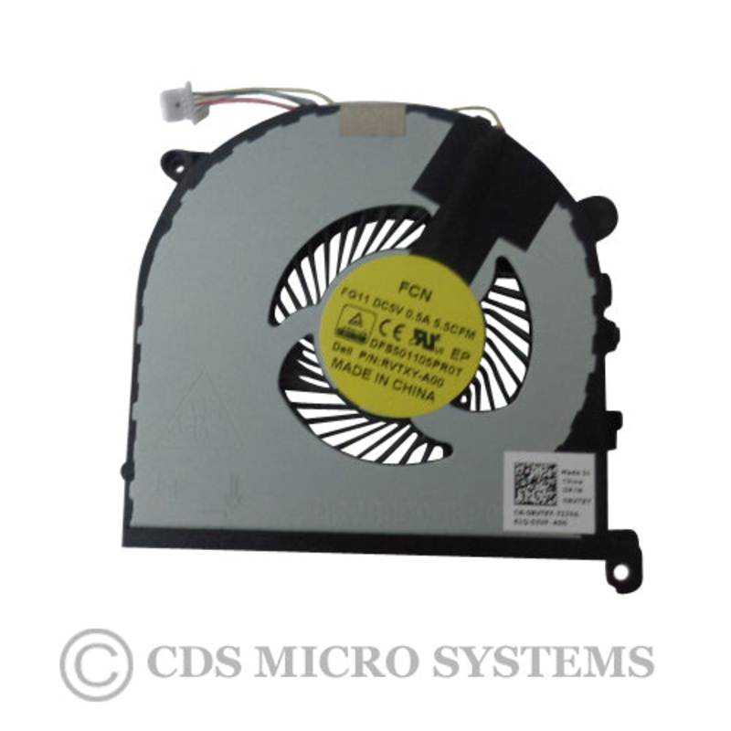 New Dell Precision 15 (5510) XPS 15 (9550) Laptop Left-Side Cooling Fan RVTXY