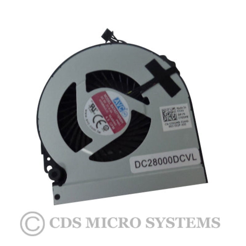 New Dell Precision M6800 Laptop Cpu Cooling Fan 7DDM8 - Smaller Fan