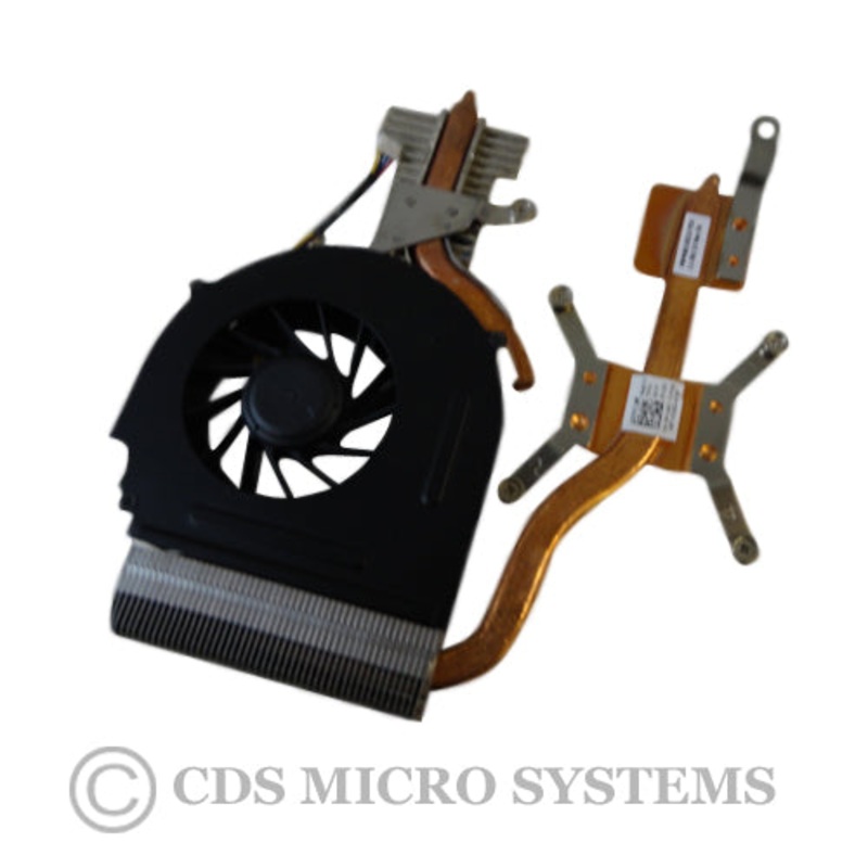 New Dell Studio 1555 Laptop Cpu Fan & Heatsink Y140J - Discrete ATI