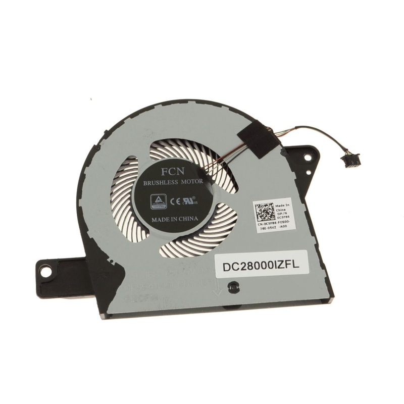 Used Dell OEM Latitude 5580 CPU Cooling Fan for H-Type CPU Integrated Intel Graphics UMA C5F86