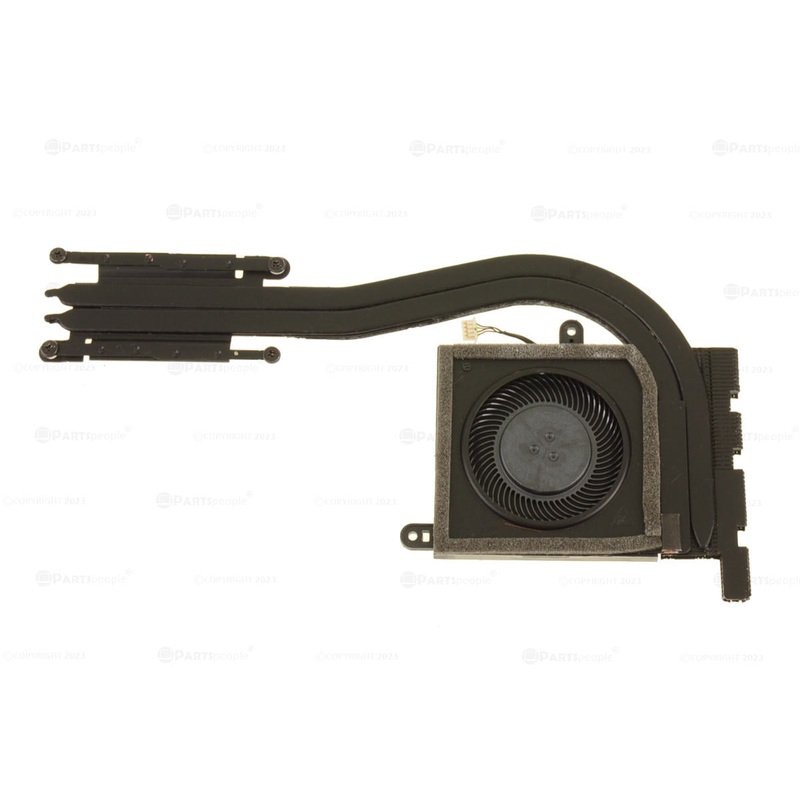 Used Dell OEM Latitude 5420 Laptop CPU Heatsink Fan Assembly for Integrated Graphics UMA HX40M