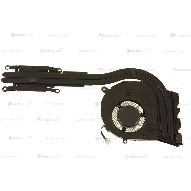 Used Dell OEM Latitude 5510 Precision 3550 Laptop CPU Heatsink Fan Assembly for Integrated Graphics UMA 7W13Y