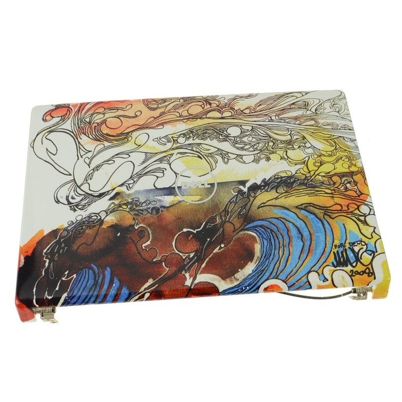 Refurbished Sea Sky Dell OEM Studio 1555 1557 1558 15.6" LCD Back Cover Lid Top  Hinges W198N