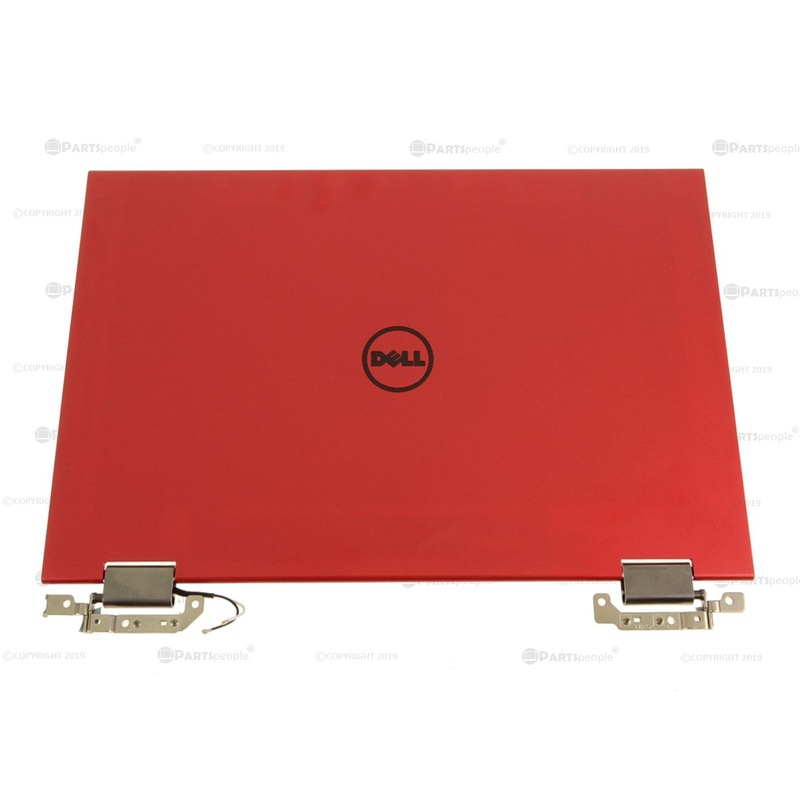 Refurbished Dell OEM Inspiron 3147 3148 11.6" LCD Back Cover Lid Assembly  Hinges Red 2M6KX