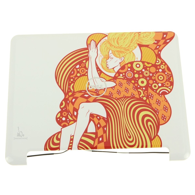 Refurbished The Muse in Orange Dell OEM Inspiron Mini 12 1210 LCD Back Cover Lid J755M