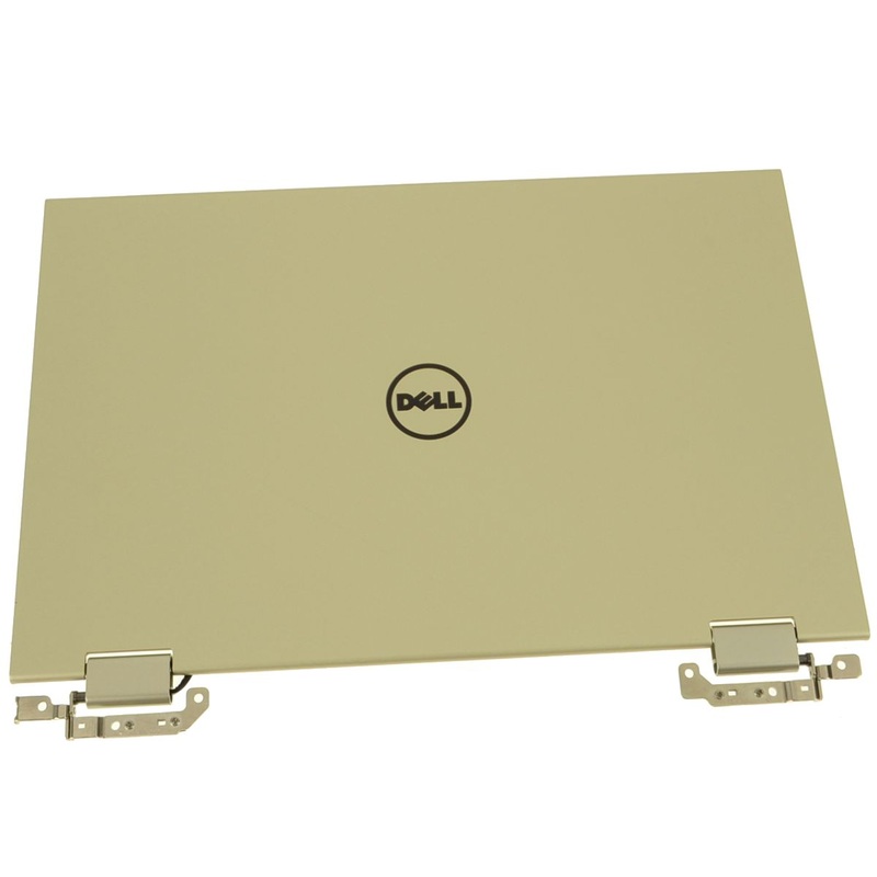 New Gold Dell OEM Inspiron 3147 3148 11.6" LCD Back Cover Lid Assembly  Hinges 90G9T