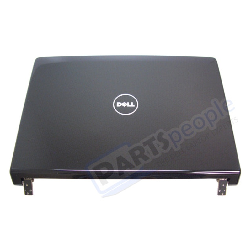 New Black Chainlink Dell OEM Studio 1458 1457  14" LCD Back Cover Lid Top Plastic  Hinges H5MWP