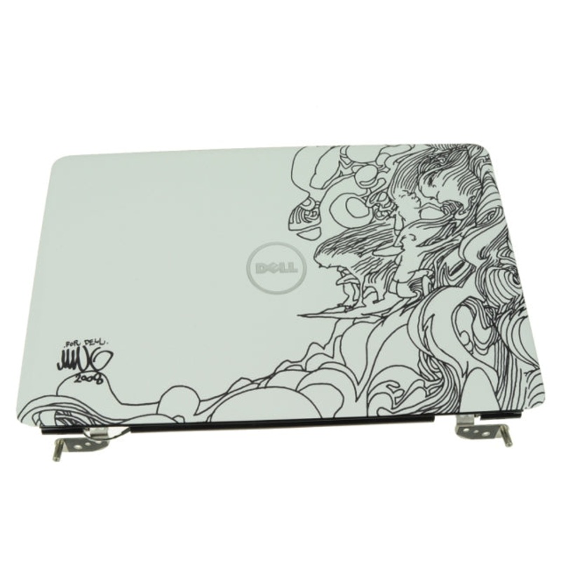 New Bunch O Surfers Dell OEM Inspiron 1545 1546 15.6" LCD Back Cover Lid Plastic  Hinges J335R