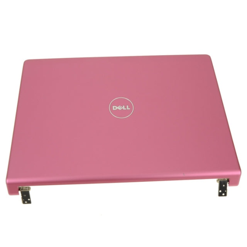 New Pink Dell OEM Studio 1458 1457  14" LCD Back Cover Lid Top Plastic  Hinges D2F5X