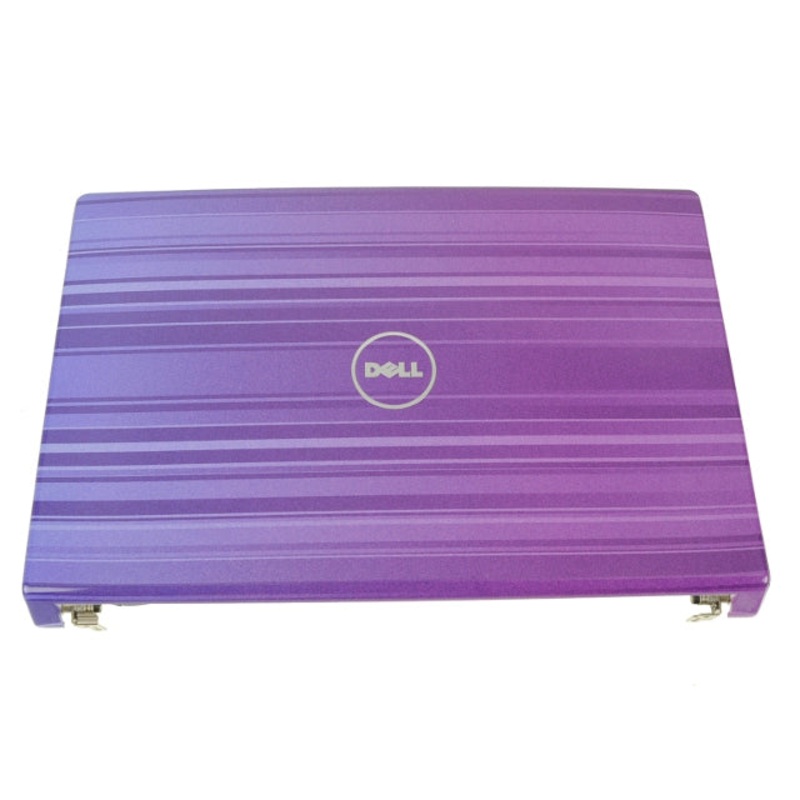 New Purple Horizon Dell OEM Studio 1555 1557 1558 15.6" LCD Back Cover Lid Top  Hinges and Power Button PT44P
