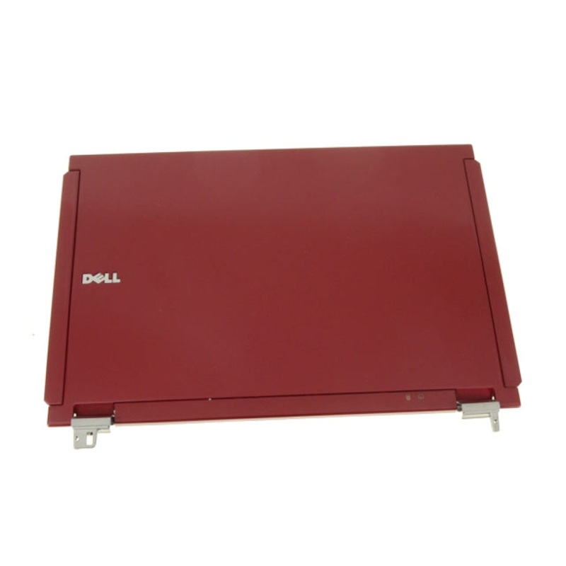 New RED Dell OEM Latitude E4200 12.1" LCD Back Cover Lid AssemblyWith Hinges WWAN CAM