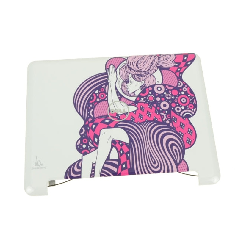 New The Muse Purple Dell OEM Inspiron Mini 12 1210  LCD Back Cover Lid  K717M