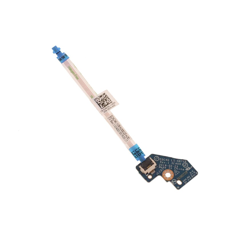 Refurbished Dell OEM Latitude 7400 Laptop Status Indicator LED Board  Ribbon Cable VXCK6