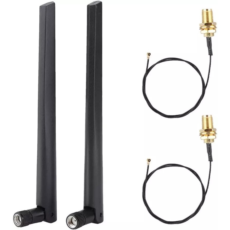 External Wifi Antenna M.2 NGFF Network Card Cable With 5Dbi Antenna