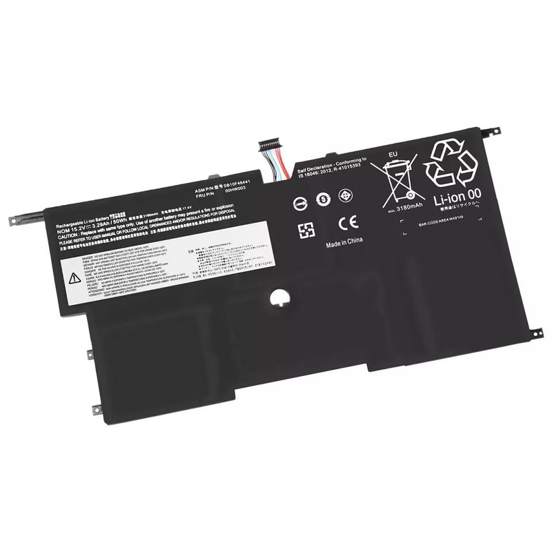 New Compatible Lenovo ThinkPad Carbon X1 Gen 3 2015 Battery 50Wh 00HW002 00HW003