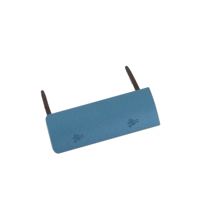 Used Blue Dell OEM Inspiron Mini Duo 1090 USB Ports Access Panel Door Cover 0VR5N
