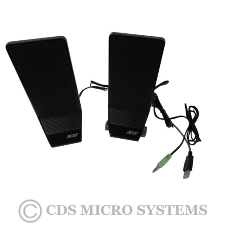 New Acer MS1238UA USB Powered Computer Speaker Set 180 Watt
