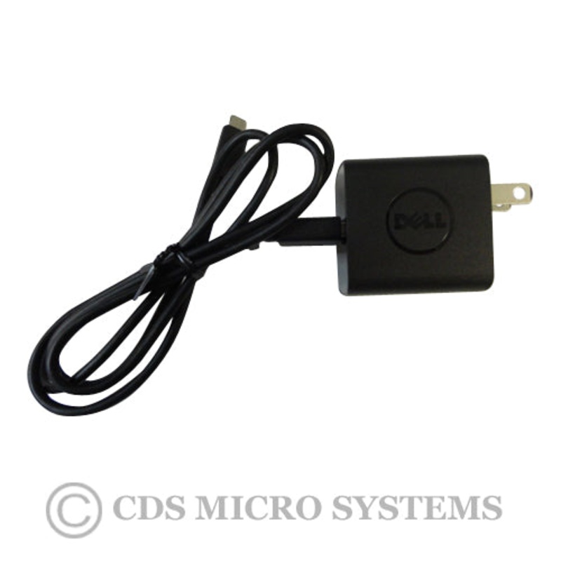 New Dell Venue 7 3730 Venue 8 3830 5830 Tablet Ac Power Adapter Charger & Cord XT1X3