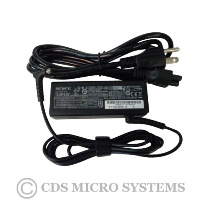 New Sony VAIO VGP-AC19V74 ADP-45DE B Laptop Ac Adapter Charger & Cord 44 Watt
