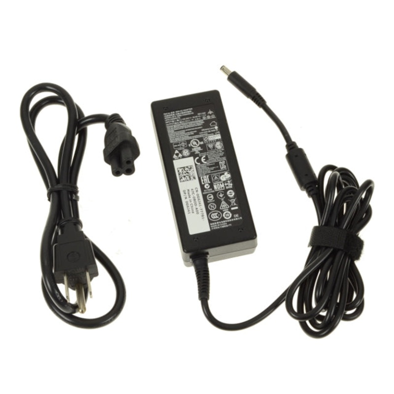 Used Dell OEM 65-Watt Laptop Charger AC Power Adapter 4.5mm Tip 65 Watt G6J41