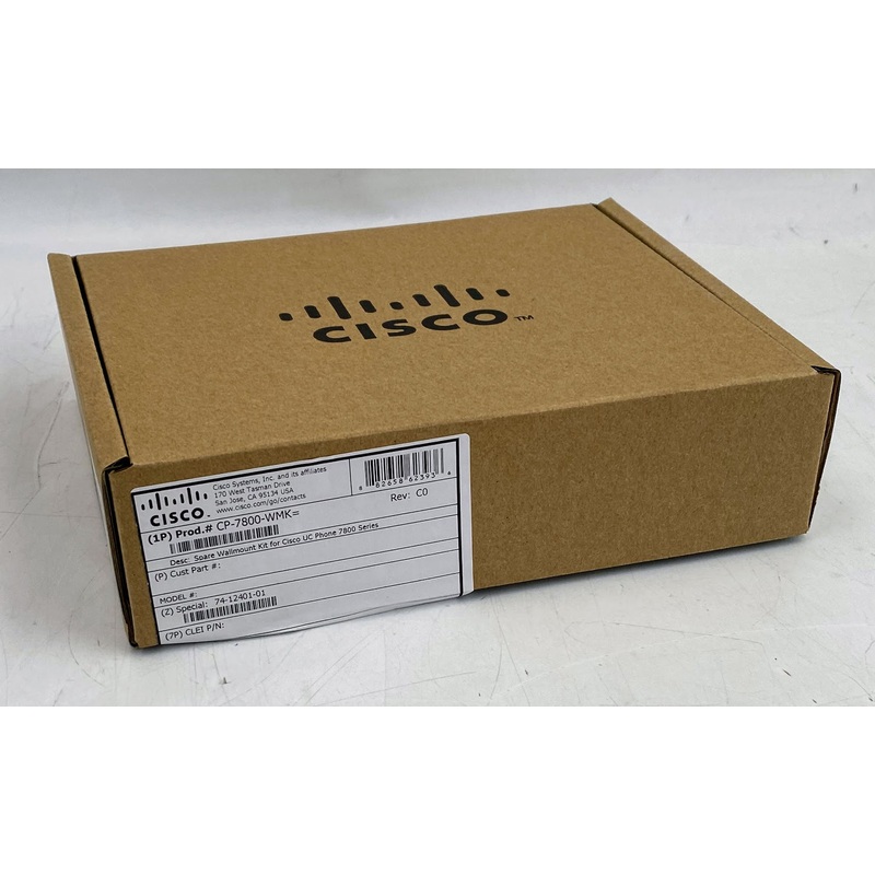Cisco CP-7800-WMK= Spare Wallmount Kit for UC Phone 7800 Series
