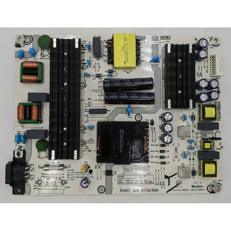 Hisense 65R6E3 LED TV RSAG7.820.8718/ROH Power Supply Board- 259653
