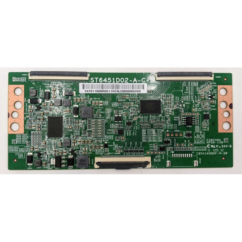 Hisense 65R6E3 LED TV ST6451D02-A-C-2 T-Con Board- 34.29110.08R