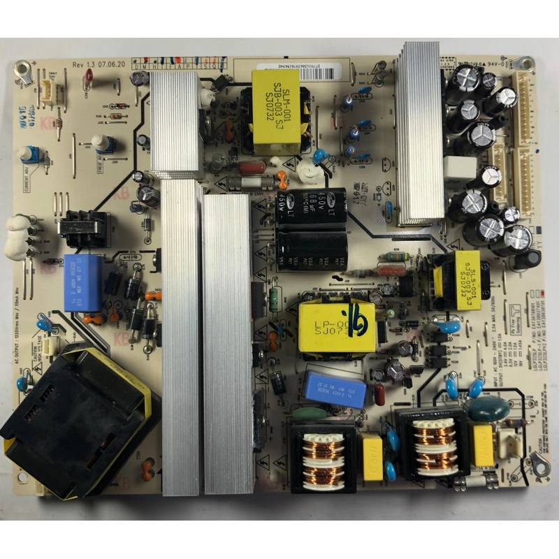 LG 32LC5DC LCD TV LGLP32SLPV2 Power Supply Board- EAY38639701