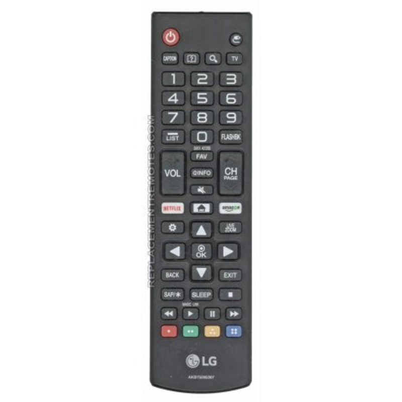 LG 49UJ6300 LED TV Remote Control- AKB75095307