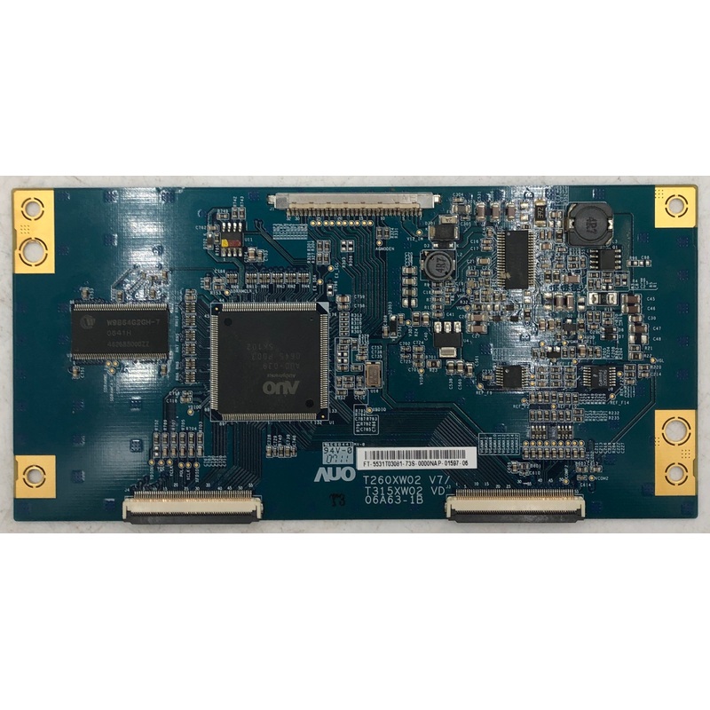 Philips 32PFL7332D/37 Plasma HDTV 06A63-1B T-Con Board- 55.31T03.081