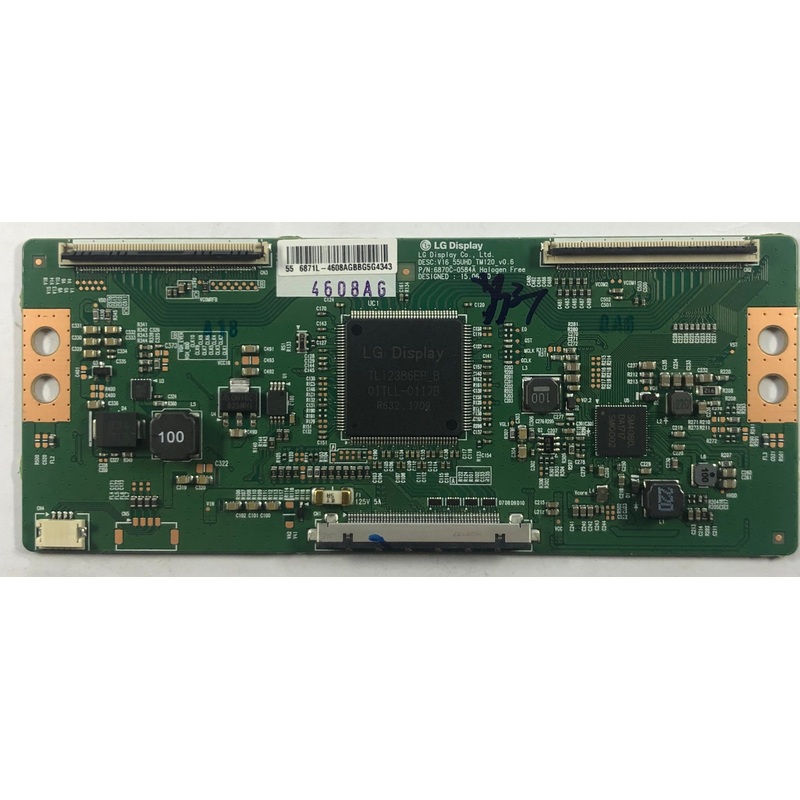 Philips 55PFL5402/F7 4K LED TV 6870C-0584A T-Con Board- 6871L-4608A