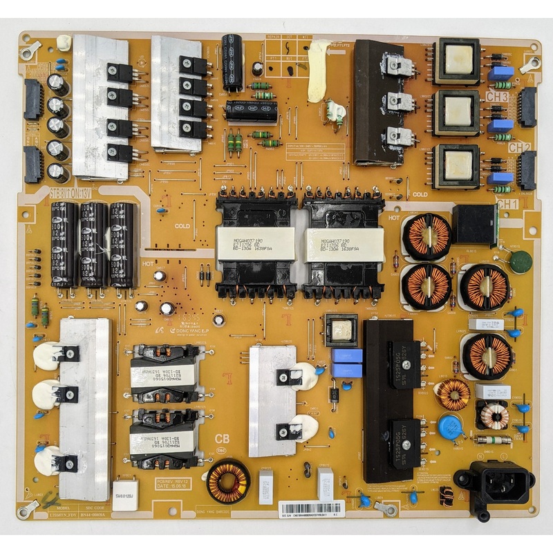 Samsung UN75JU6500FXZA LED TV L75S6TN_FDY Power Supply Board- BN44-00809A