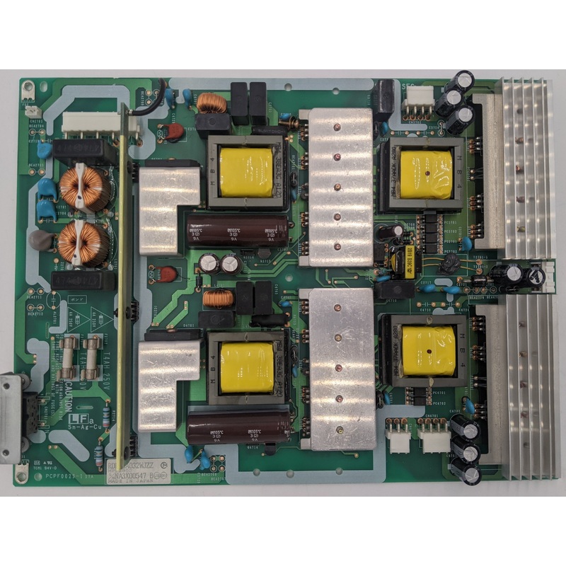 Sharp Aquos LC-37HV4U LCD TV PCPF0029-1 Power Supply Board- RDENCA032WJZZ